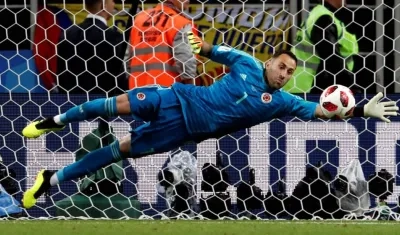 David Ospina, arquero de la Selección Colombia. 