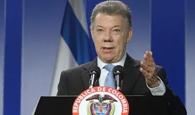 Juan Manuel Santos.