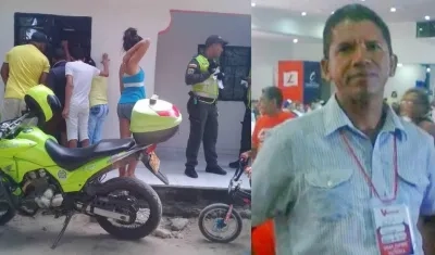 En esta vivienda fue asesinado Luis Barrios Machado, quien aparece en la foto.