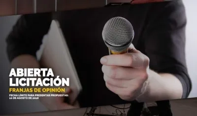 Imagen de la convocatoria.