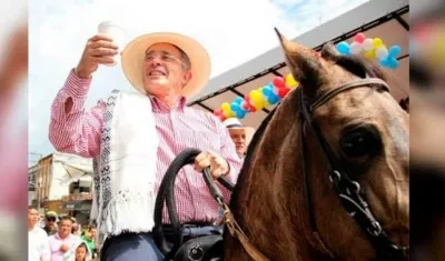 El expresidente colombiano Álvaro Uribe