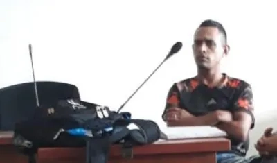 Jorge Manuel Escorcia Montoya, imputado.