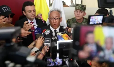 El director del Instituto de Medicina Legal de Colombia, Carlos Valdés