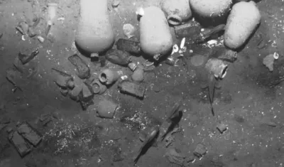 Restos del Galeón San José.