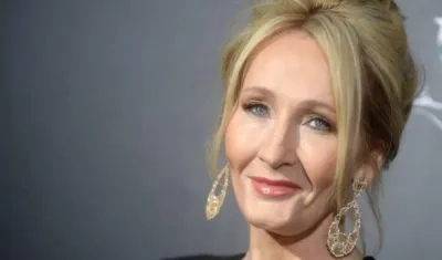 La escritora británica J.K. Rowling.