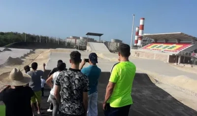 Nueva pista de BMX de Barranquilla.