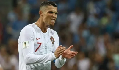 Cristiano Ronaldo, delantero portugués. 