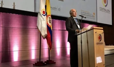 El Contralor General de la República, Edgardo Maya Villazón