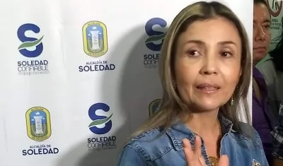 Emilia Elitin De la Peña, Secretaria de Salud de Soledad,