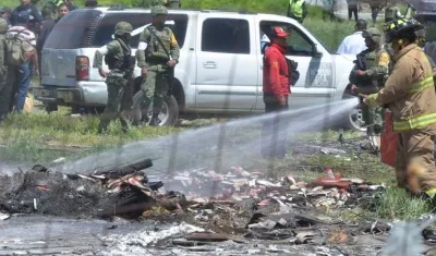 Lugar de la explosión.