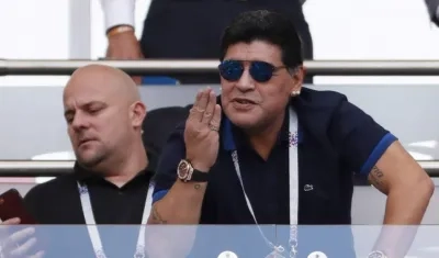 Diego Maradona, exjugador argentino. 