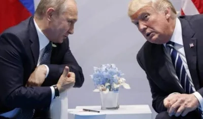 Vladimir Putin y Donald Trump.