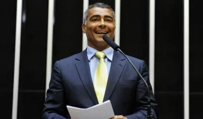Romario, exjugador brasileño. 