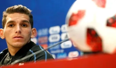 Lucas Torreira, centrocampista de Uruguay.