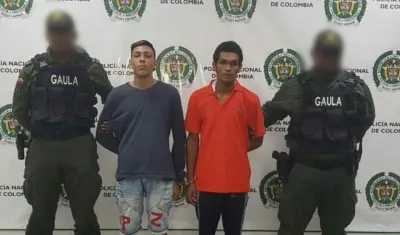 Los hombres están señalados de homicidio y extorsión. 