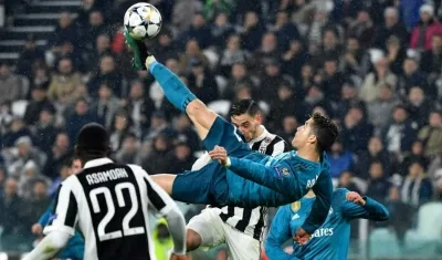 Gol de chilena de Cristiano Ronaldo a la Juventus. 