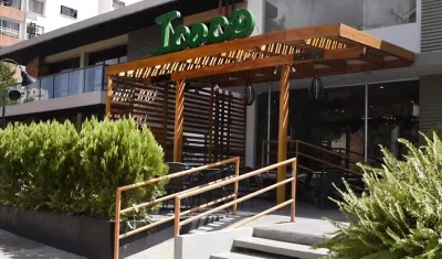 Fachada del restaurante Icaco.