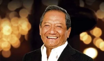 El cantautor y productor musical mexicano Armando Manzanero.