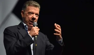 Juan Manuel Santos, Presidente de Colombia.