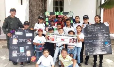 La campaña benefició a más de 150 menores en Galapa. 