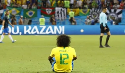 Marcelo lamenta la eliminación. 