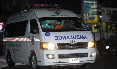 Fueron llevados a un hospital. 