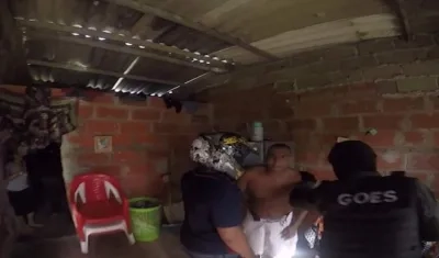 Capturado en el barrio Cachimbero.