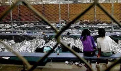 Imagen de uno de los campamentos de niños separados. 