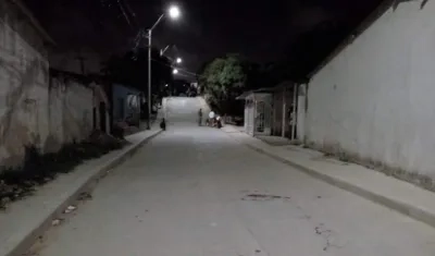 En este lugar se presentó el ataque de sicarios contra los dos jóvenes en Por Fin.