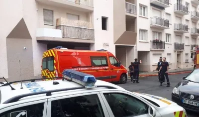 Lugar de la tragedia en Pau, Francia.