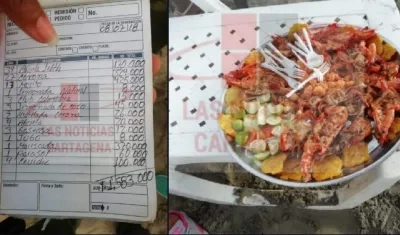 Así les cobraron a los turistas extranjeros en playas de Cartagena.