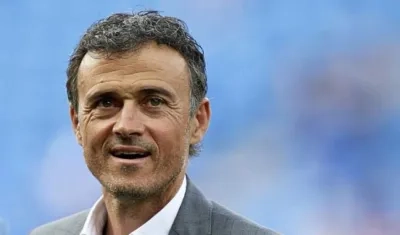 Luis Enrique, técnico de España.