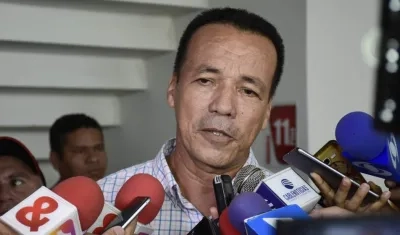 Presidente de Asocomunal en Polonuevo, Nayid Ortega Arcón