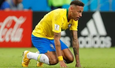 Neymar durante el partido ante Bélgica. 