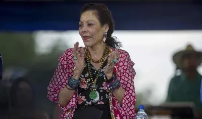 La vicepresidenta de Nicaragua Rosario Murillo.