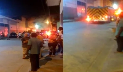 Imágenes de la emergencia. 