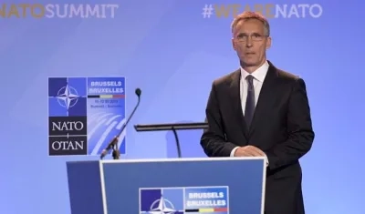 El secretario general de la OTAN, Jens Stoltenberg.