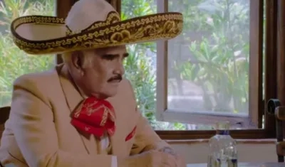El cantante mexicano Vicente Fernández.
