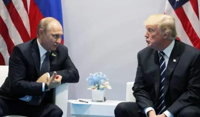 Vladimir Putin y Donald Trump.