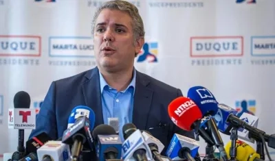 El Presidente electo, Iván Duque.