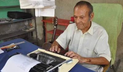 El compositor Moisés Coronado Castro. 