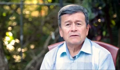 El jefe negociador de paz de la guerrilla del Ejército de Liberación Nacional (ELN), Pablo Beltrán