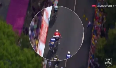 Momento del incidente. 