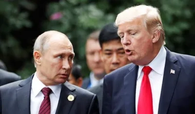 Vladimir Putin y Donald Trump.