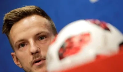  Ivan Rakitic, jugador de la Selección de Croacia.