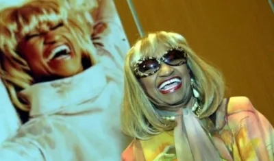 La cantante Celia Cruz.