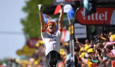 El alemán John Degenkolb (Trek) ganó la novena etapa del Tour de Francia 2018.