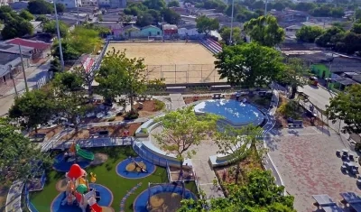 Magacancha y parque El Porvenir de Soledad.