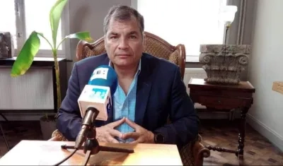 El expresidente de Ecuador, Rafael Correa
