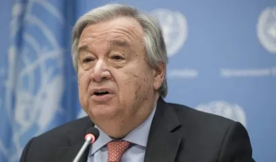 El secretario general de la ONU, António Guterres.